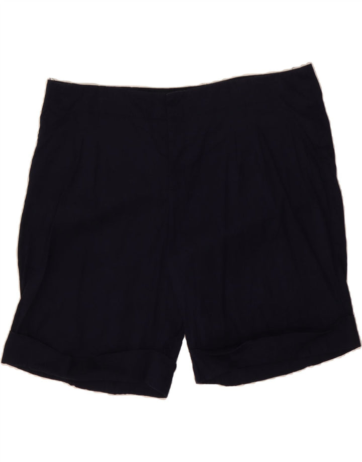 MOSSIMO Womens Stretch Casual Shorts US 16 2XL W38  Navy Blue Linen Vintage Mossimo and Second-Hand Mossimo from Messina Hembry 
