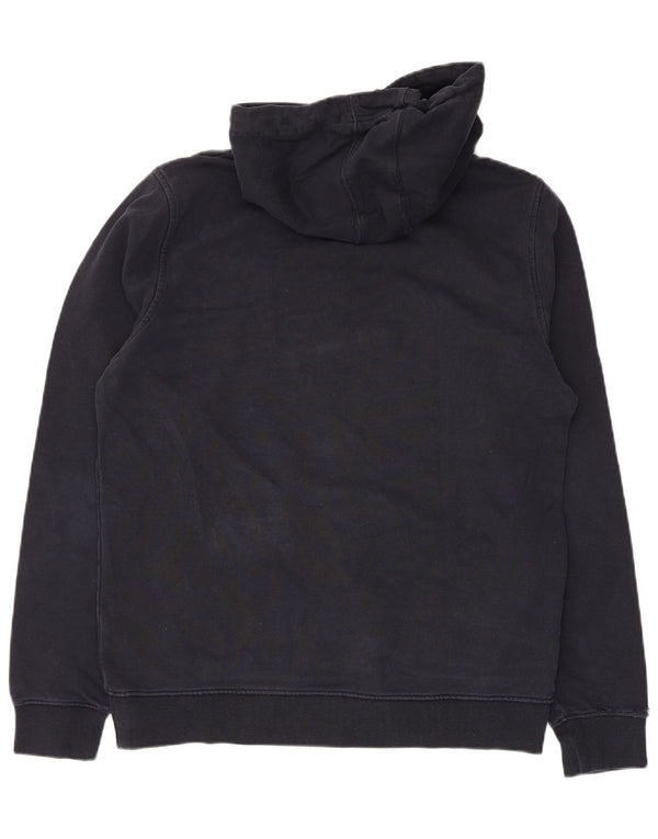 Tommy Hilfiger Mens Graphic Hoodie Jumper Medium Navy Blue Cotton