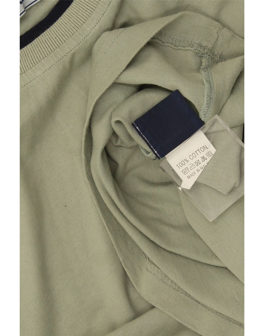 Asics Mens T-Shirt Top Large Green Cotton