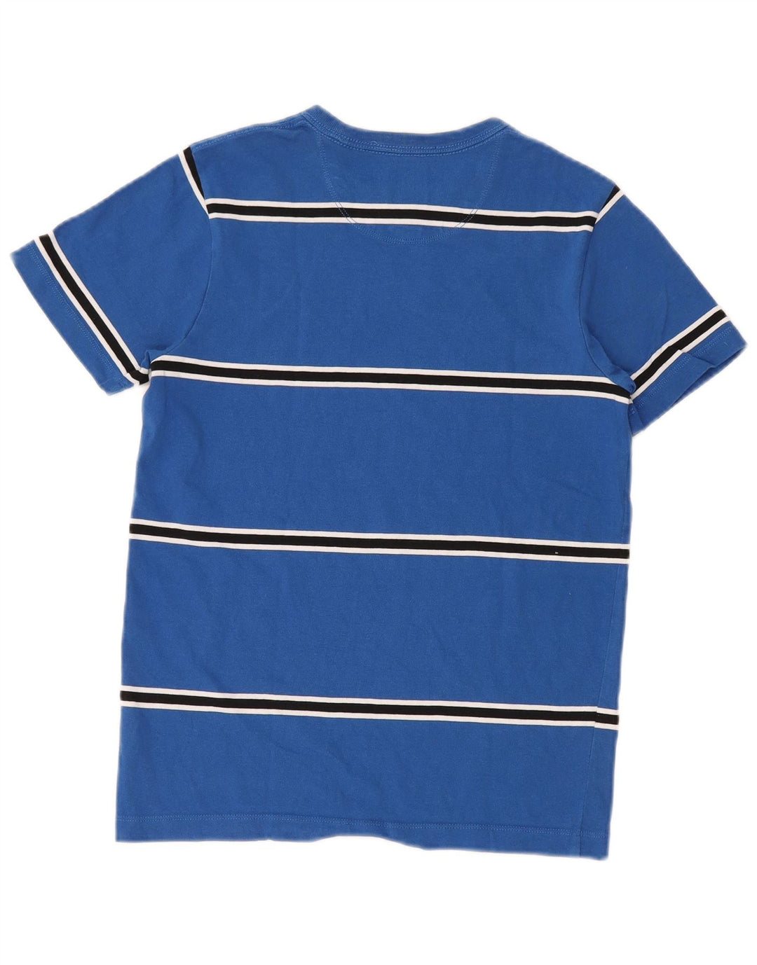 VANS Mens T-Shirt Top XS Blue Striped Cotton