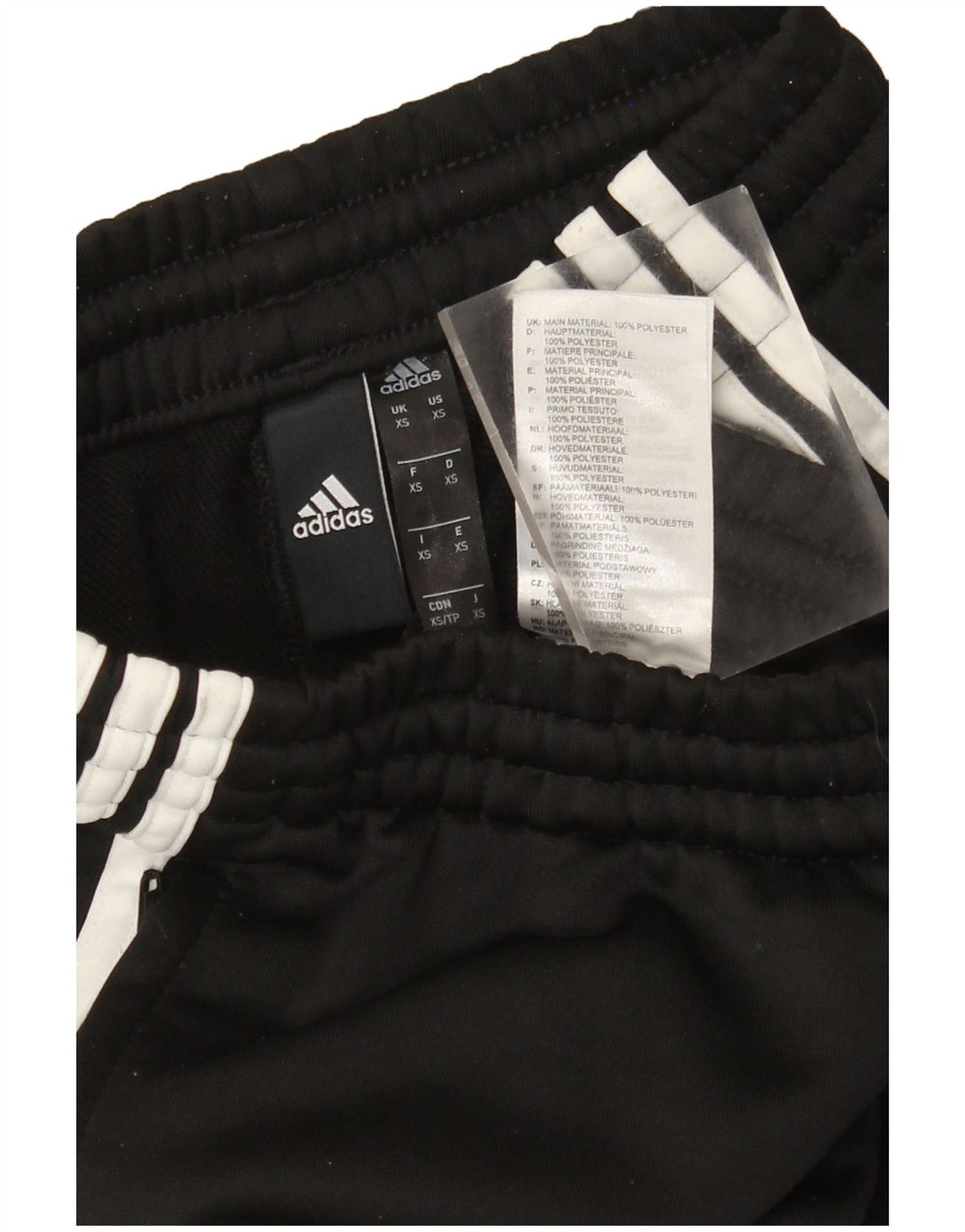 Adidas Mens Climalite Tracksuit Trousers XS Black Colourblock Polyester