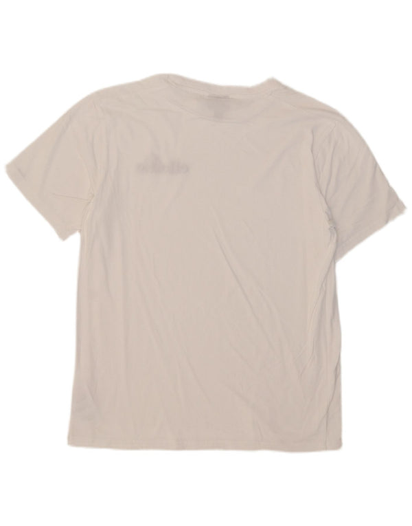 Ellesse Mens T-Shirt Top Large White Cotton