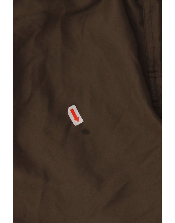 CALVIN KLEIN Mens Graphic Swimming Shorts Large  Khaki Polyester