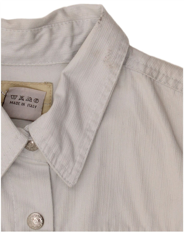 Nexos Womens Sleeveless Maxi Shirt Dress UK 12 Medium Grey Cotton