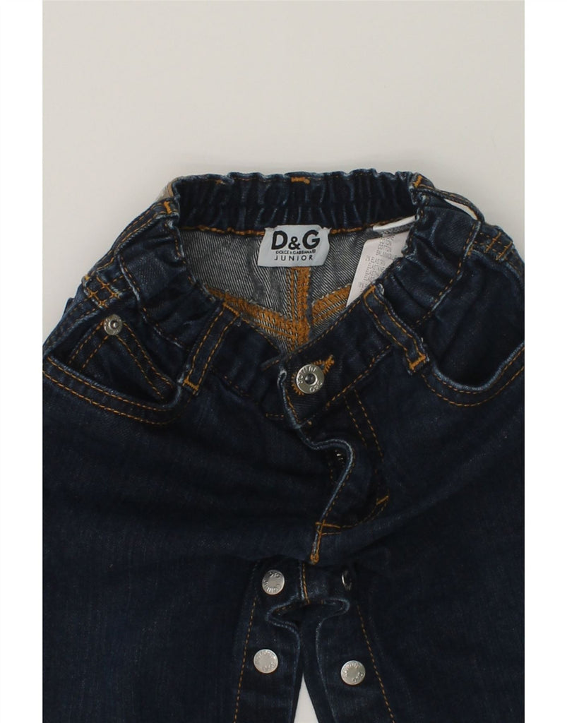 DOLCE & GABBANA Boys Straight Jeans 3-4 Years W18 L8 Navy Blue Cotton | Vintage Dolce & Gabbana | Thrift | Second-Hand Dolce & Gabbana | Used Clothing | Messina Hembry 