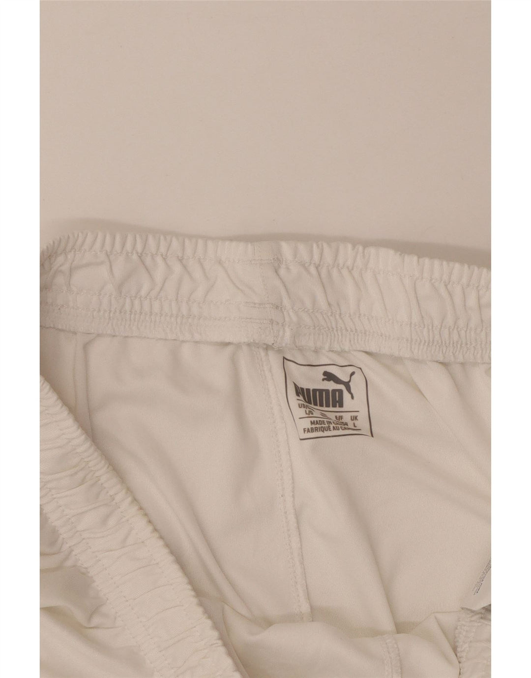 Puma Mens Sport Shorts Large White Polyester
