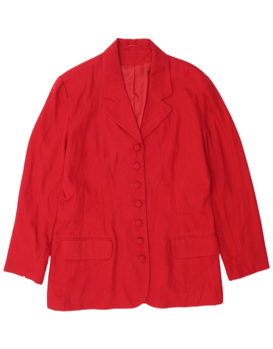 Womens 7 button Blazer Jacket UK 14 Large