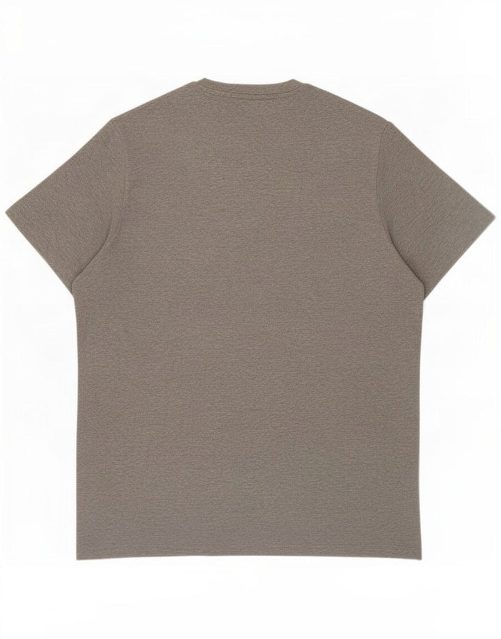 Weird Fish Mens T-Shirt Top Large Grey Cotton