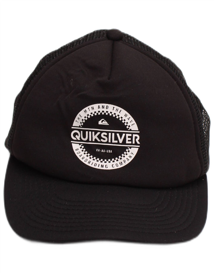 QUIKSILVER Mens Graphic Trucker Cap One Size Black Sports