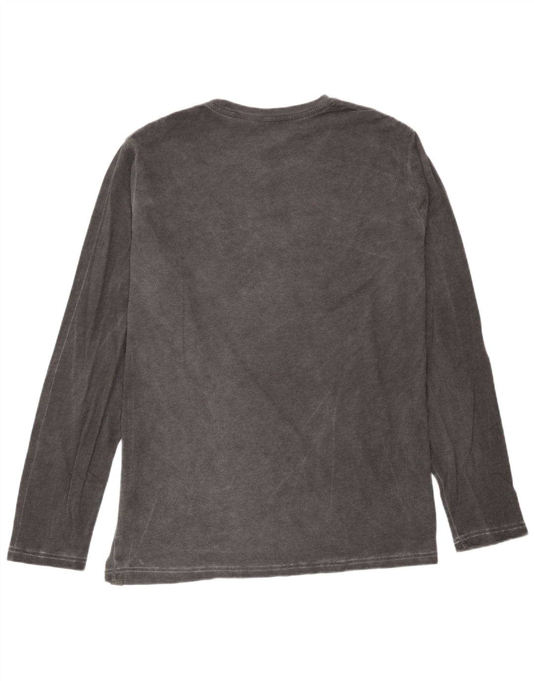 Rifle Mens Top Long Sleeve Large Grey Cotton