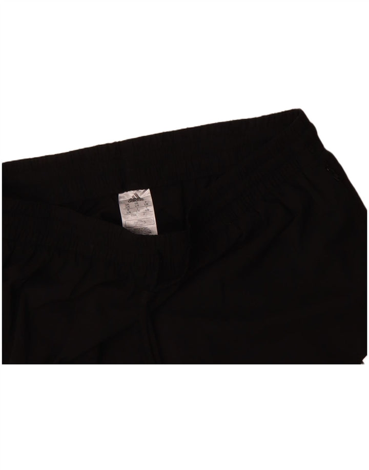 ADIDAS Mens Tracksuit Trousers Large  Black Polyester