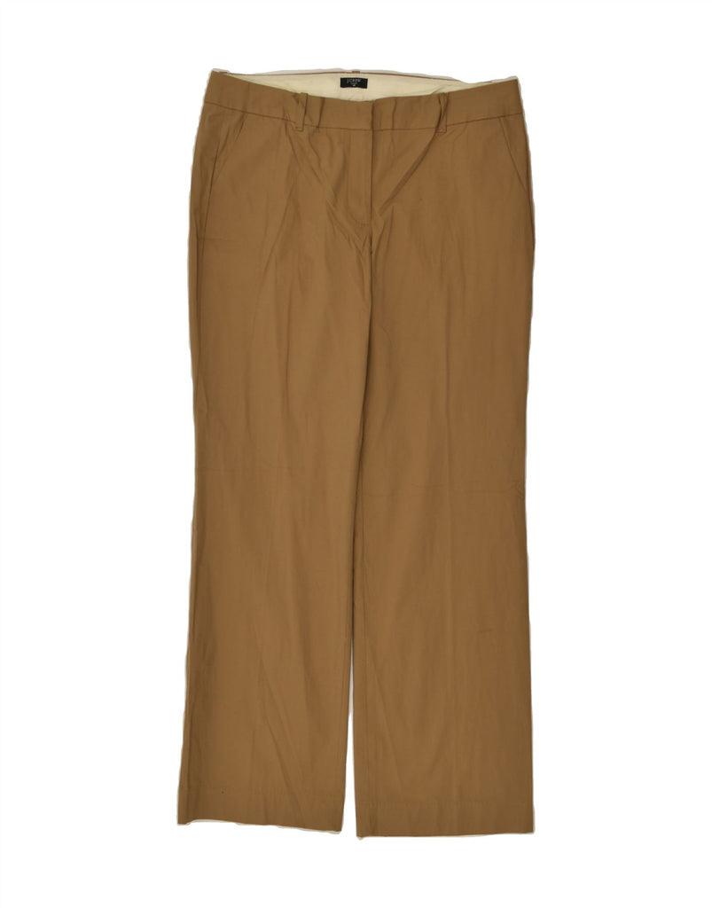 J. CREW Womens City Fit Straight Chino Trousers US 12 XL W34 L32  Brown | Vintage J. Crew | Thrift | Second-Hand J. Crew | Used Clothing | Messina Hembry 