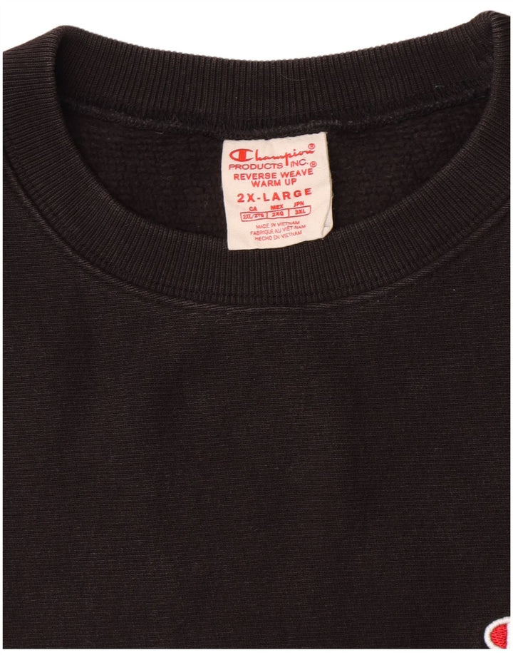 Champion Womens Sweatshirt Jumper UK 20 2XL Black