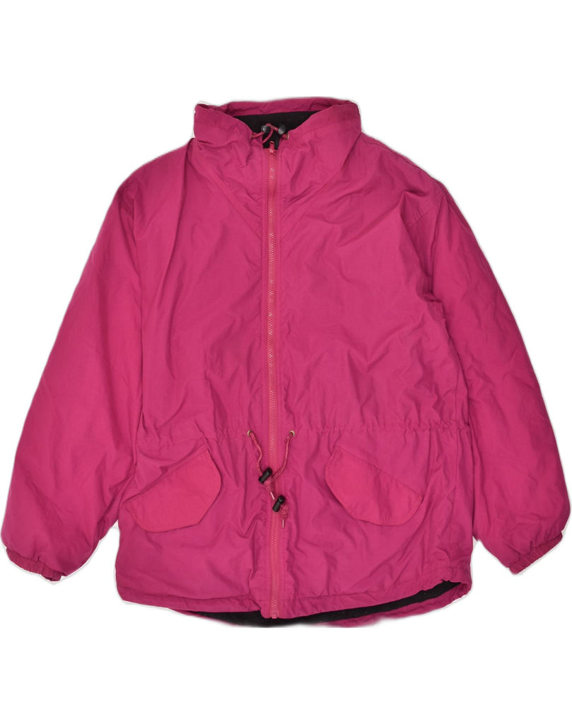 WOOLRICH Womens Windbreaker Jacket UK 16 Large Pink Nylon | Vintage Woolrich | Thrift | Second-Hand Woolrich | Used Clothing | Messina Hembry 