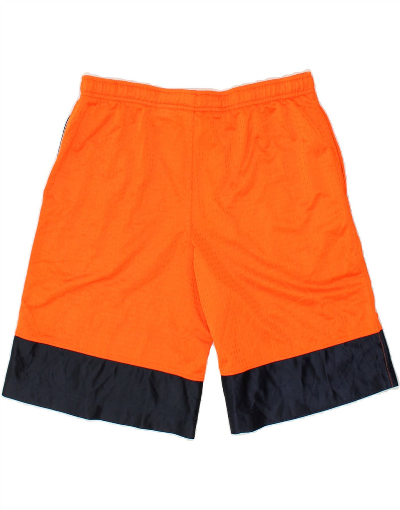 NIKE Boys Tall Graphic Sport Shorts 15-16 Years XL  Orange Colourblock | Vintage Nike | Thrift | Second-Hand Nike | Used Clothing | Messina Hembry 