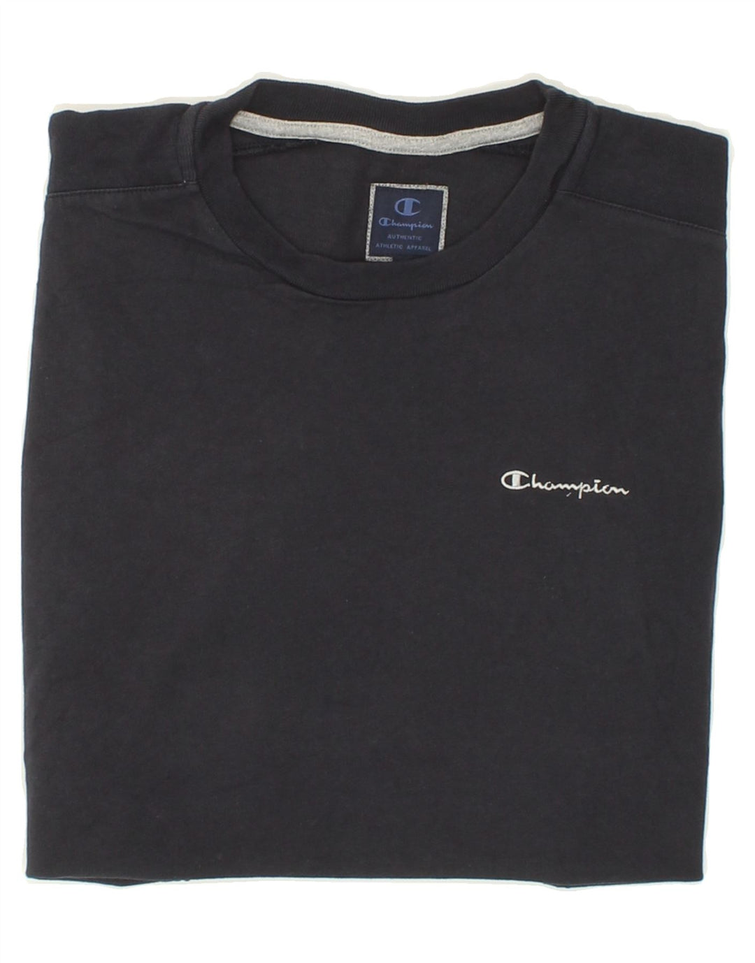 CHAMPION Mens T-Shirt Top Small Navy Blue Cotton Vintage Champion and Second-Hand Champion from Messina Hembry 