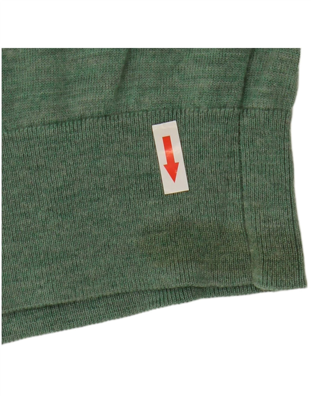 John Lewis Mens Crew Neck Jumper Sweater Medium Green Merino Wool