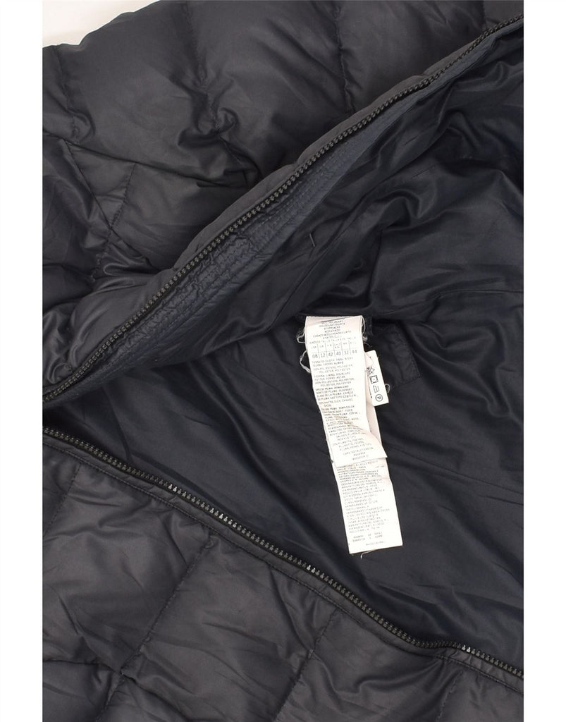 MAX & CO. Womens Hooded Padded Coat UK 12 Medium Black Polyester | Vintage Max & Co. | Thrift | Second-Hand Max & Co. | Used Clothing | Messina Hembry 