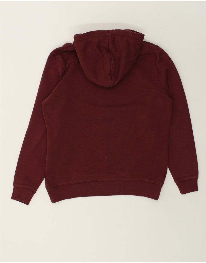 JACK WILLS Mens Graphic Hoodie Jumper Medium Maroon Cotton | Vintage Jack Wills | Thrift | Second-Hand Jack Wills | Used Clothing | Messina Hembry 