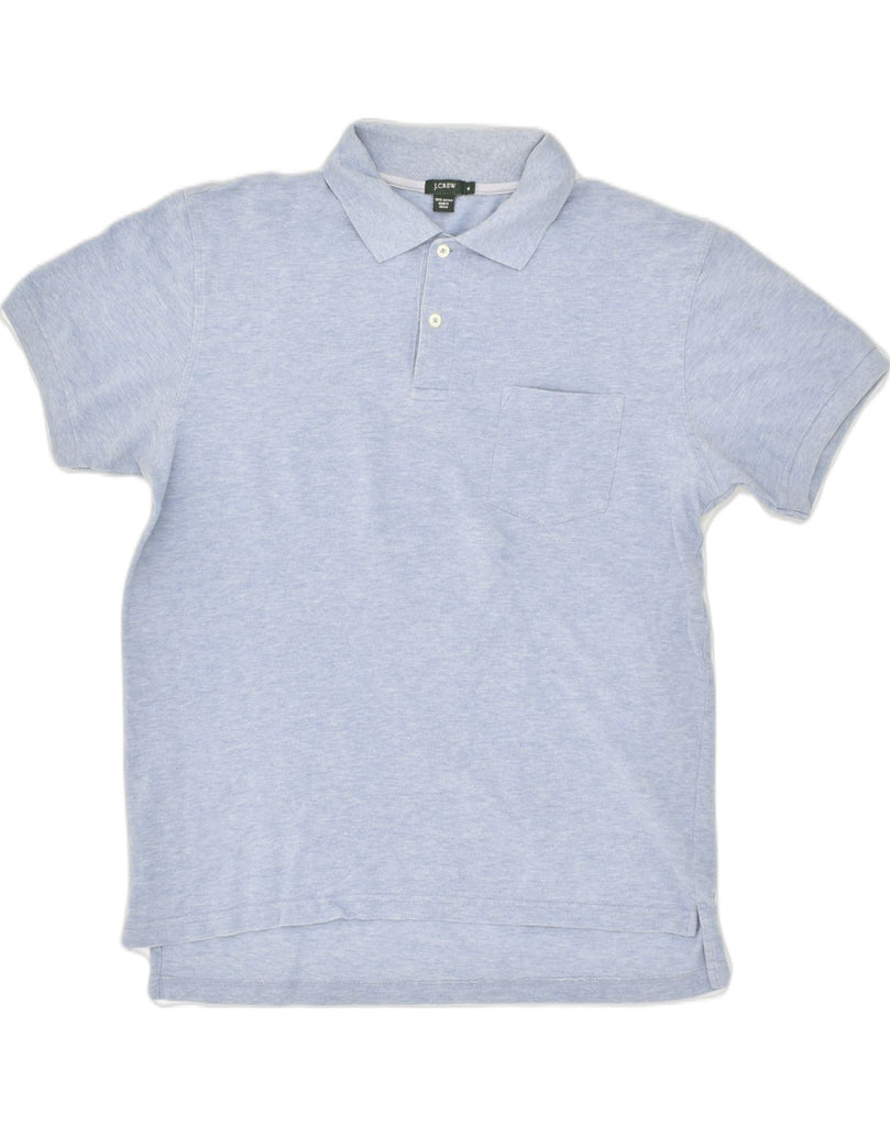 J. CREW Mens Polo Shirt Medium Blue Cotton | Vintage J. Crew | Thrift | Second-Hand J. Crew | Used Clothing | Messina Hembry 