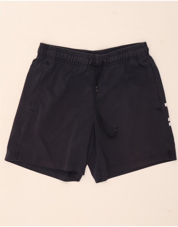 Adidas Mens Graphic Sport Shorts Medium Navy Blue Cotton
