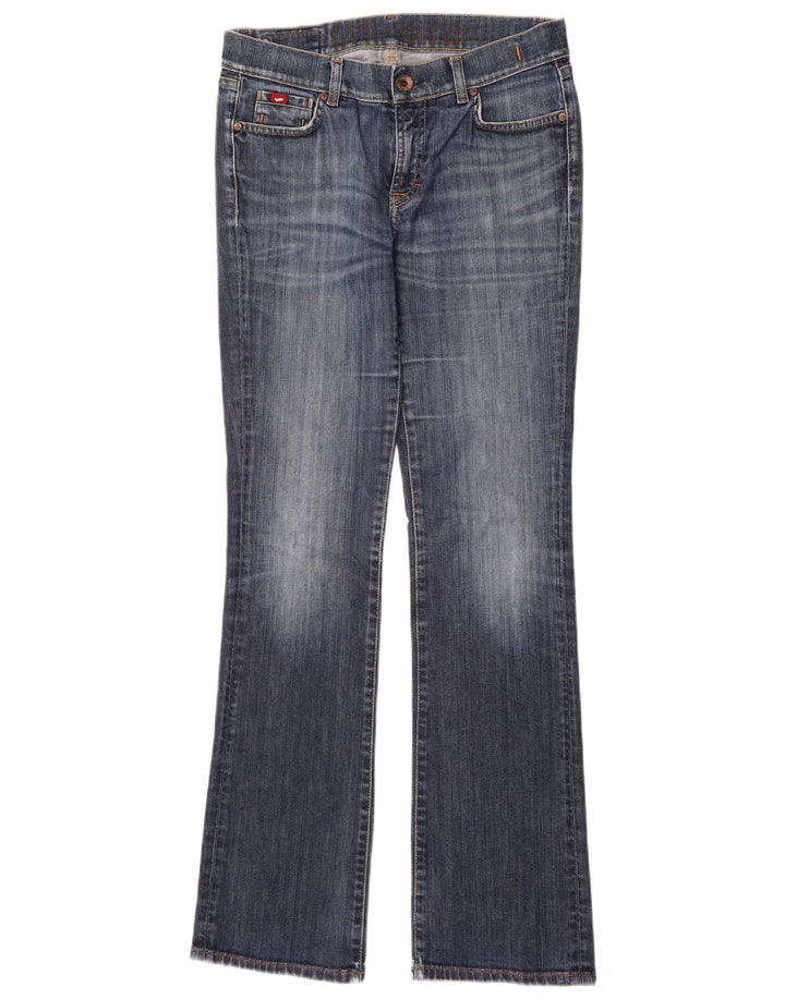 Gas Womens Bootcut Jeans W29 L34 Blue Cotton