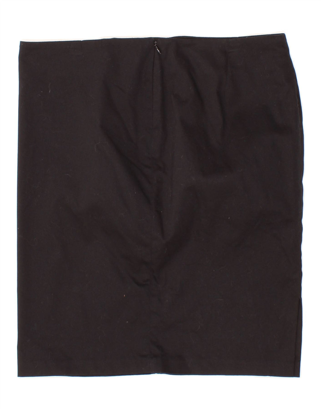 BENETTON Womens Straight Skirt IT 46 Large W32  Black Cotton Vintage Benetton and Second-Hand Benetton from Messina Hembry 