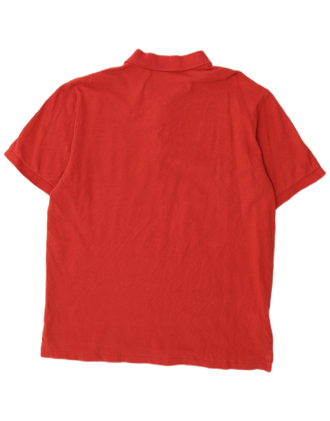 Eddie Bauer Mens Polo Shirt Large Red Cotton
