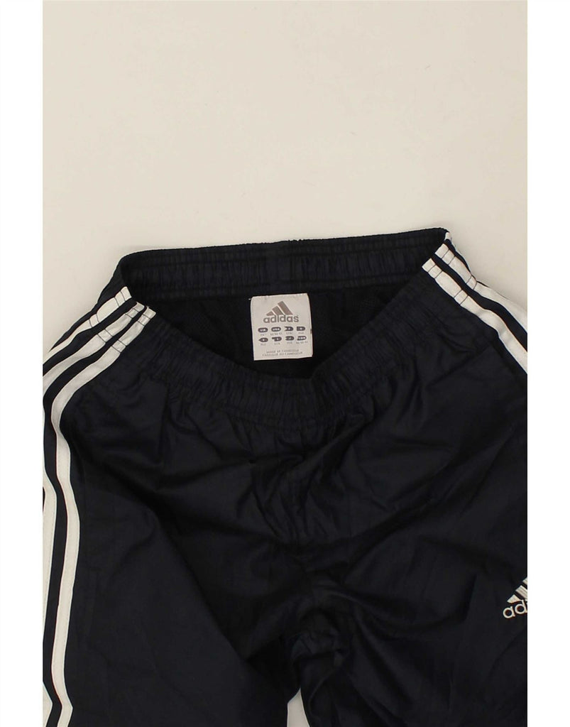 ADIDAS Boys Capri Tracksuit Trousers 11-12 Years Navy Blue Polyester Vintage Adidas and Second-Hand Adidas from Messina Hembry 