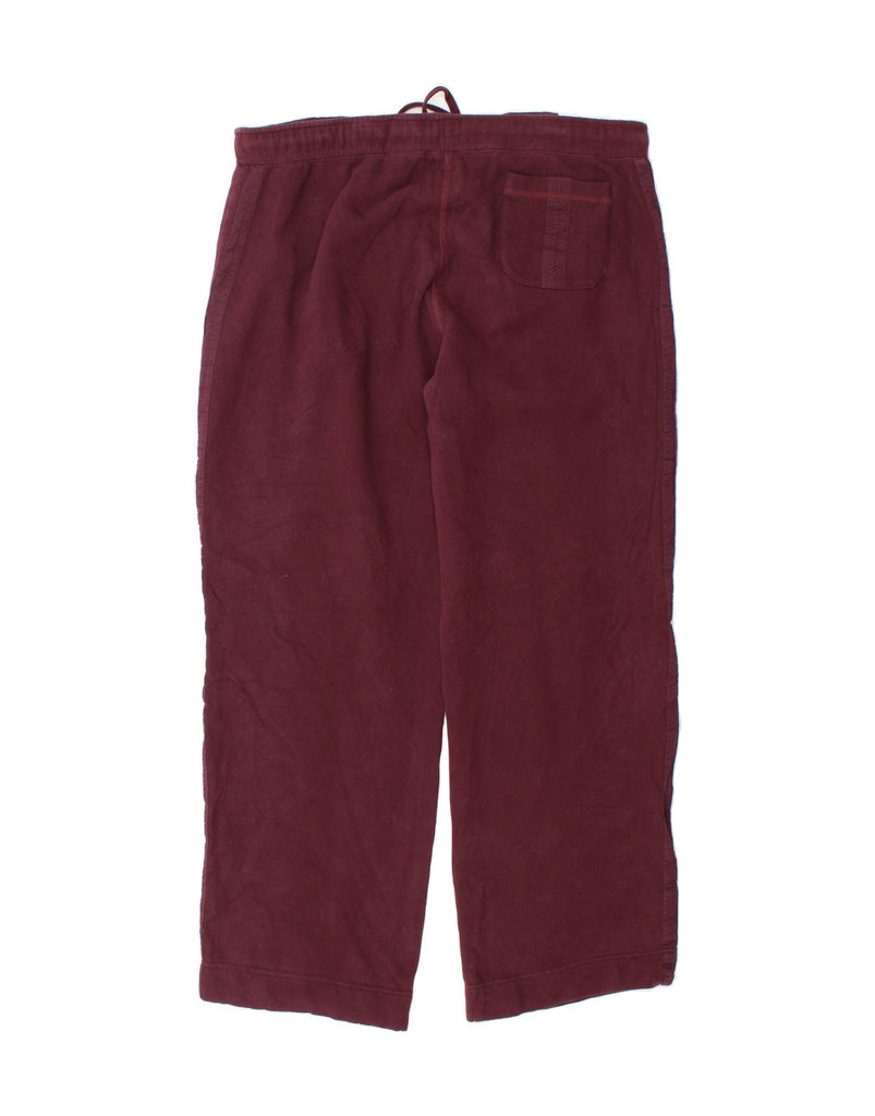 EDDIE BAUER Womens Tracksuit Trousers UK 18 XL  Burgundy Cotton Vintage Eddie Bauer and Second-Hand Eddie Bauer from Messina Hembry 