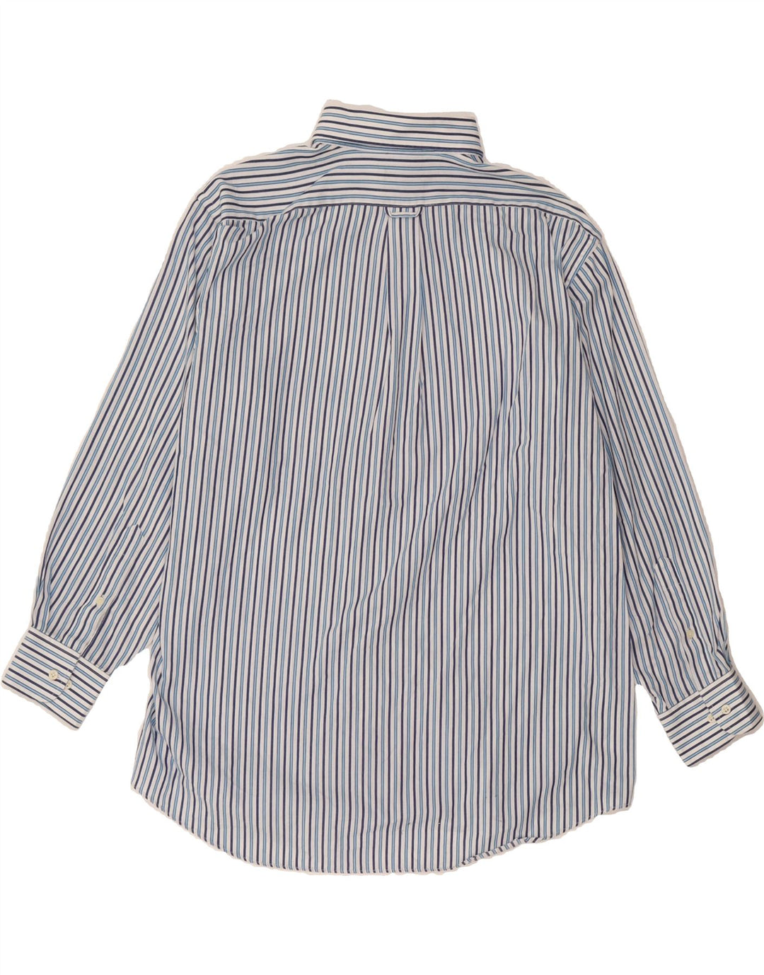 IZOD Mens Regular Fit Shirt Size 17 XL Blue Striped Cotton Vintage Izod and Second-Hand Izod from Messina Hembry 
