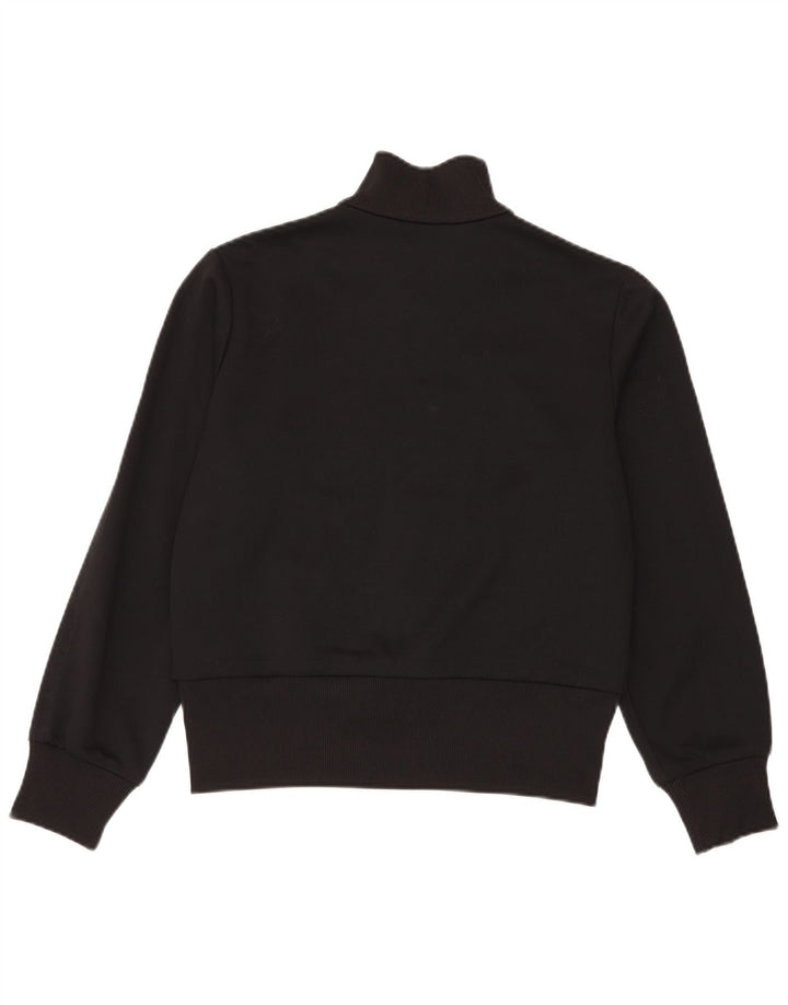 Lotto Womens Tracksuit Top Jacket UK 14 Medium Black