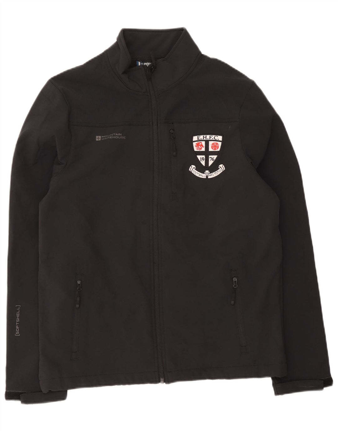 Mountain Warehouse Mens Graphic Windbreaker Jacket UK 38 Medium Black