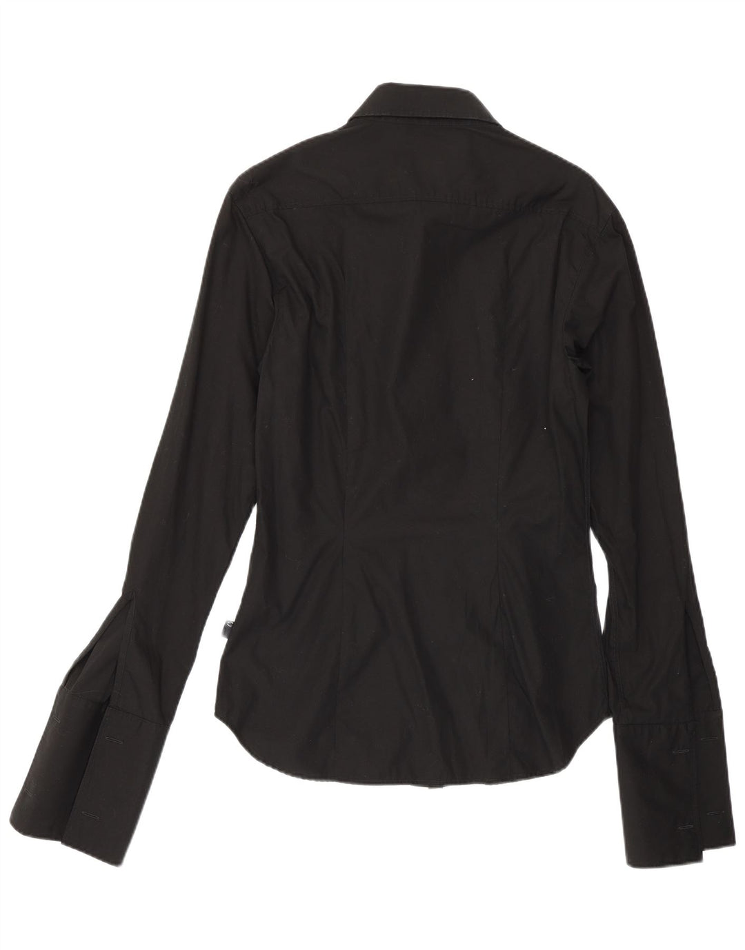 Just Cavalli Mens Formal Shirt IT 46 Small Black Cotton