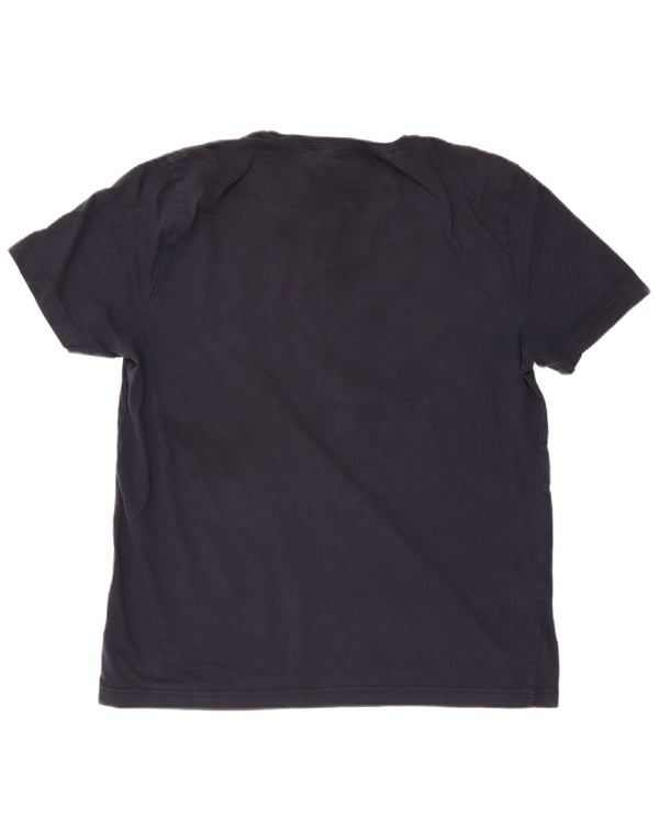 Tommy Hilfiger Mens T-Shirt Top 2XL Navy Blue Cotton