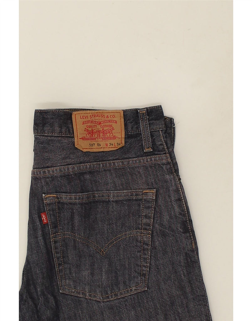 LEVI'S Mens 507 Capri Jeans W34 L22 Grey Cotton | Vintage Levi's | Thrift | Second-Hand Levi's | Used Clothing | Messina Hembry 