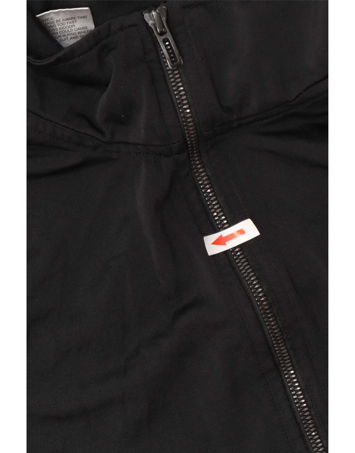 Adidas Mens Tracksuit Top Jacket Medium Black Colourblock