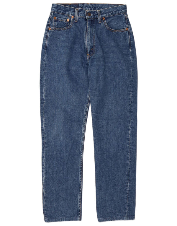 Levi's Womens Straight Jeans W28 L28 Blue Cotton