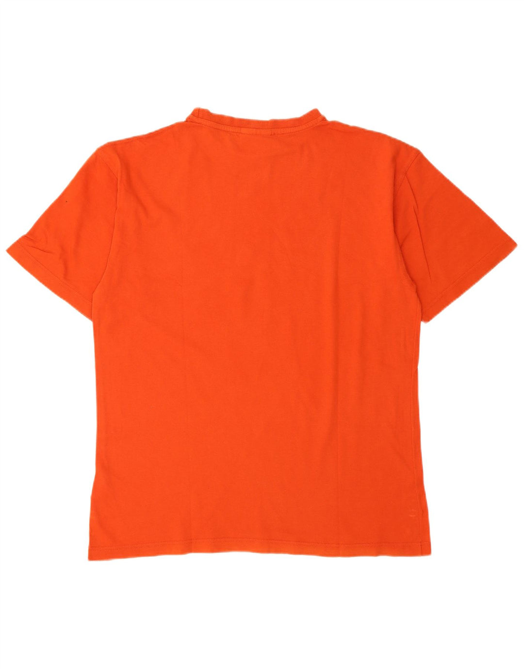 REEBOK Mens Graphic T-Shirt Top XS Orange Cotton