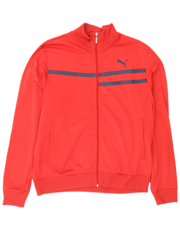 Puma Mens Tracksuit Top Jacket 2XL Red Polyester