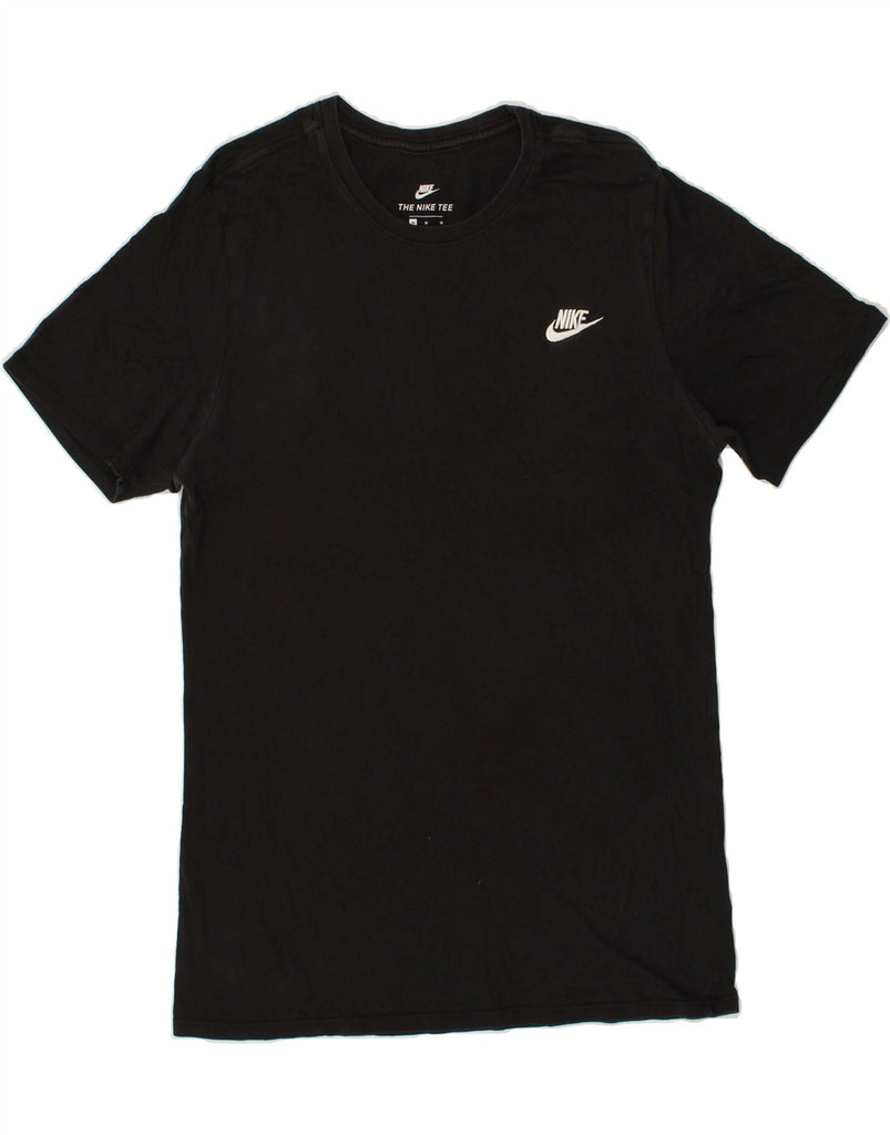 NIKE Mens T-Shirt Top Medium Black Cotton | Vintage Nike | Thrift | Second-Hand Nike | Used Clothing | Messina Hembry 