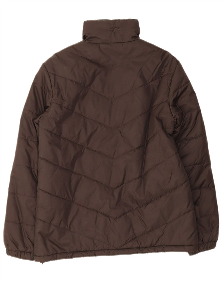 Mountain Essentials Womens Oversized Padded Jacket UK 10 Small Brown