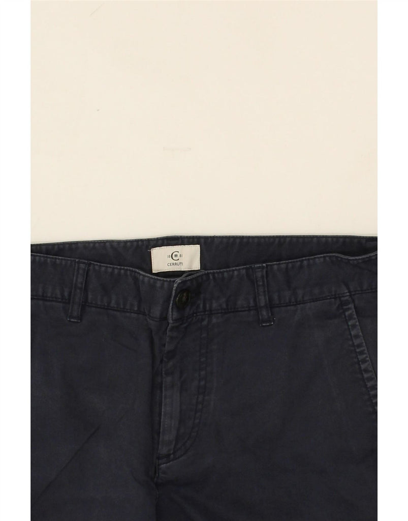 CERRUTI 1881 Mens Straight Chino Trousers IT 48 Medium W32 L32 Navy Blue Vintage Cerruti 1881 and Second-Hand Cerruti 1881 from Messina Hembry 