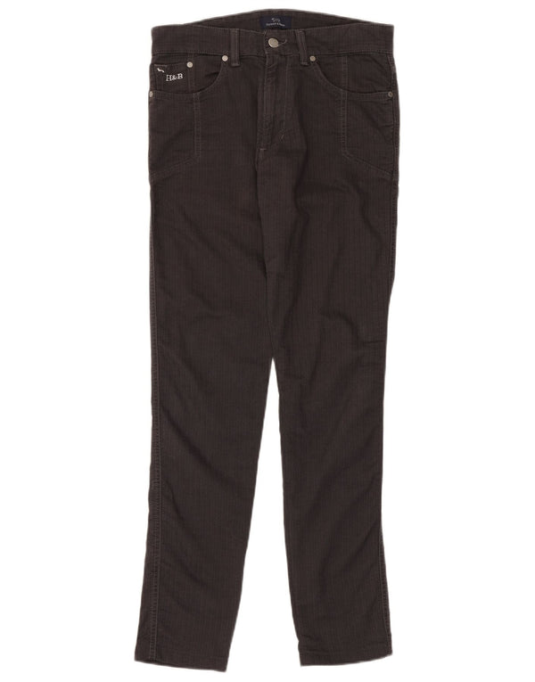 Harmont & Blaine Mens Casual Trousers IT 46 Small W30 L32 Grey Herringbone