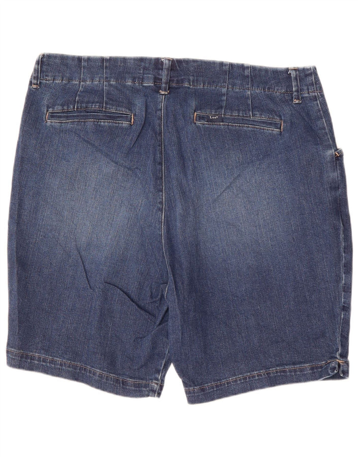LEE Womens Denim Shorts US 18 2XL W36  Blue Cotton
