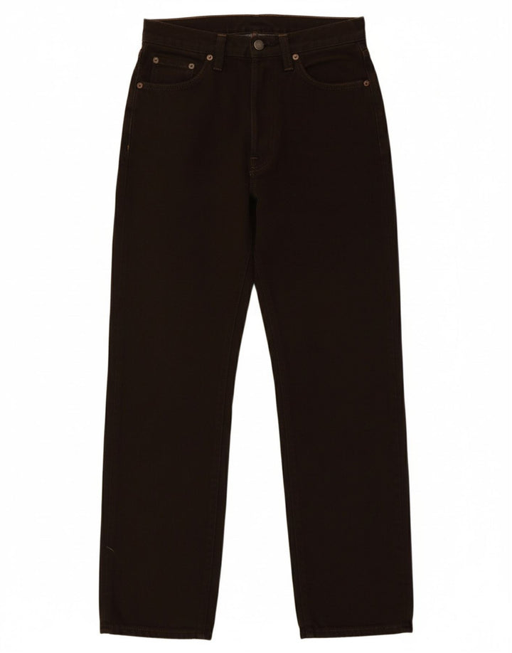 AVIATIC Womens High Waist Jeans W26 L31 Brown