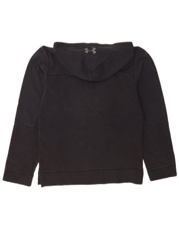 Under Armour Boys Cold Gear Hoodie Jumper 11-12 Years Large Black