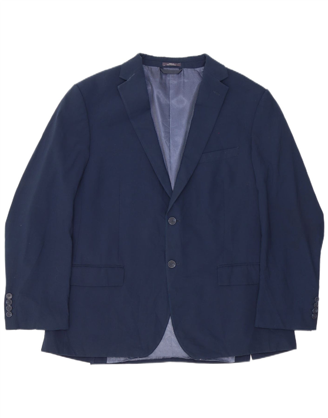 MARKS & SPENCER Mens 2 Button Regular Fit Blazer Jacket UK 44 XL Navy Blue