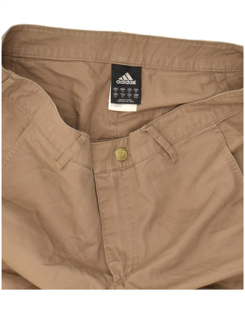 ADIDAS Mens Straight Chino Trousers Medium W30 L32  Brown Cotton | Vintage Adidas | Thrift | Second-Hand Adidas | Used Clothing | Messina Hembry 