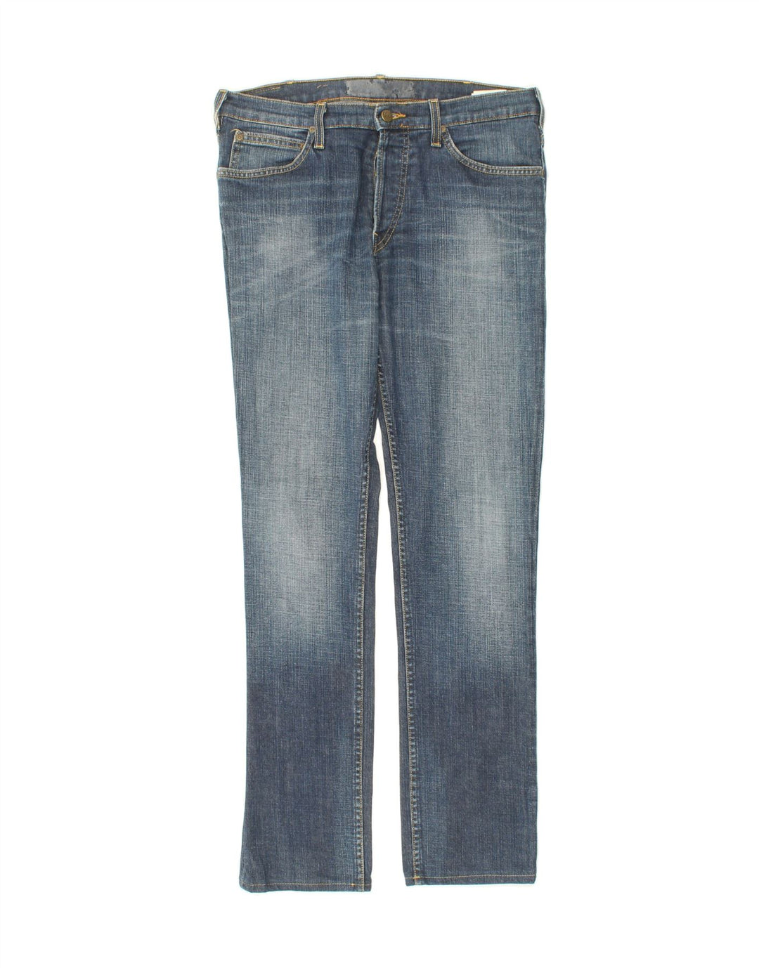 LEE Womens Jegger Straight Jeans W34 L30 Blue Cotton Vintage Lee and Second-Hand Lee from Messina Hembry 